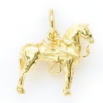 Gold Horse pendant